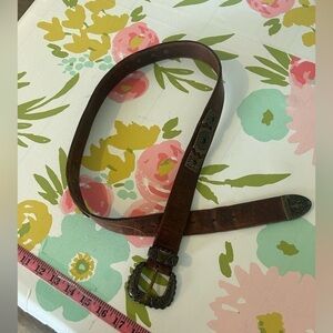 Genuine leather belt ladies
